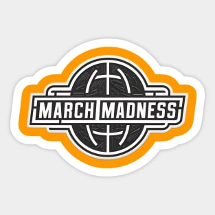 march madness basketball game Sticker